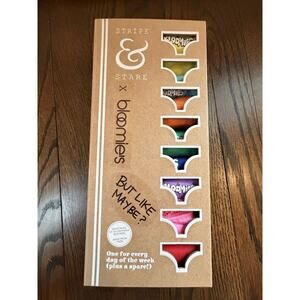 Stripe & Star Day of The Week Underwear 8 Pairs Sz Small NIB NWT $120 MSRP